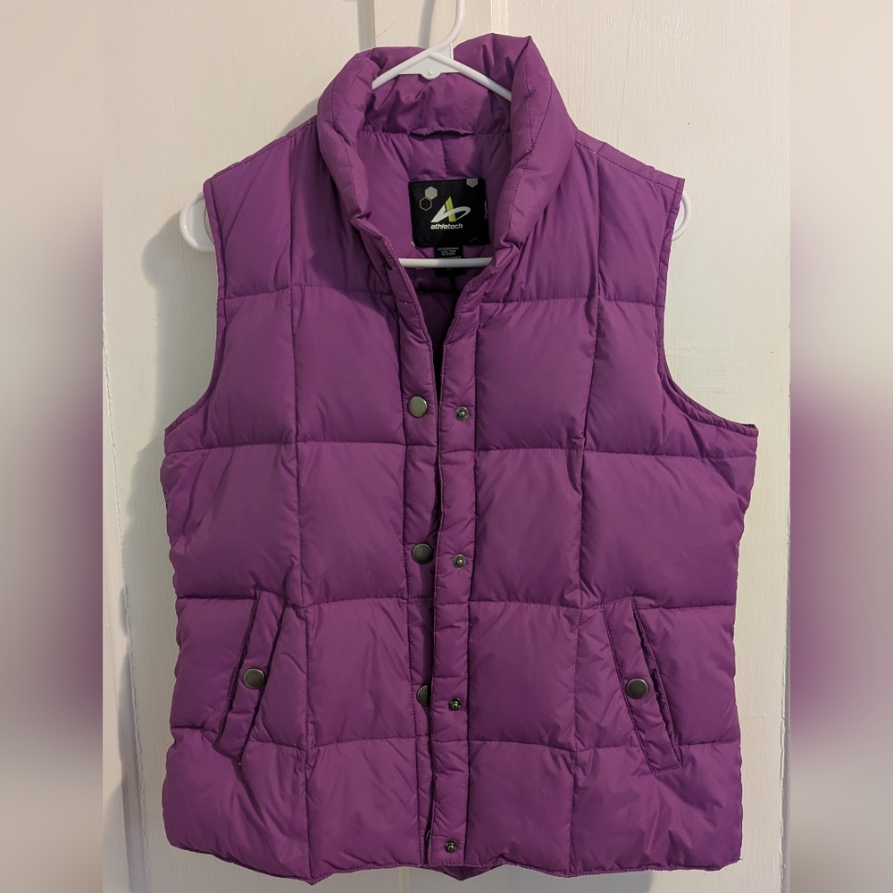 Athletech Women's Purple Quilted Vest